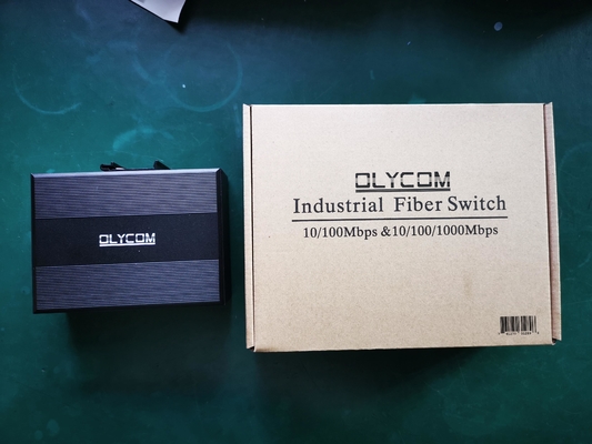 Przełącznik sieciowy OLYCOM 12-portowy przemysłowy Gigabit Ethernet z 8 portami POE 4 porty SFP 240W montowany na szynie Din IP40