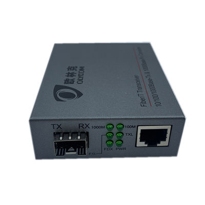 Normalny konwerter mediów światłowodowych Ethernet 10/100/1000 Mb/s