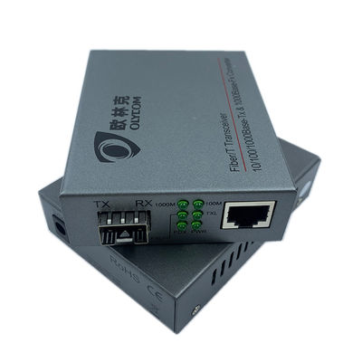 Normalny konwerter mediów światłowodowych Ethernet 10/100/1000 Mb/s