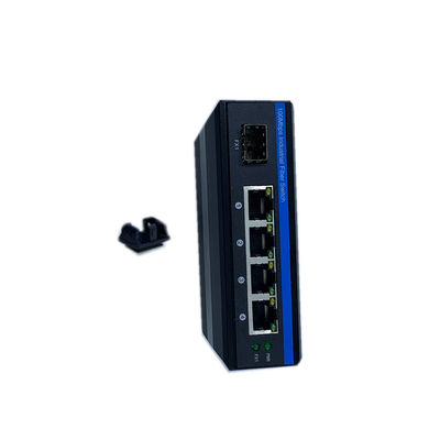 5-portowy niezarządzany przemysłowy przełącznik Ethernet, wytrzymały przełącznik sieciowy 40 Gb/s