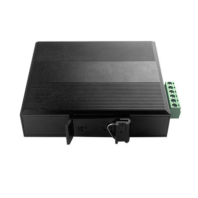 48VDC 100Mbps Szybki przemysłowy konwerter mediów Ethernet Sfp na Rj45 z IEEE802.3Af / At