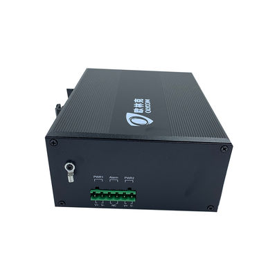 IP44 Przemysłowy przełącznik sieciowy Instalacja Ethernet na szynie DIN 8 portów RJ45