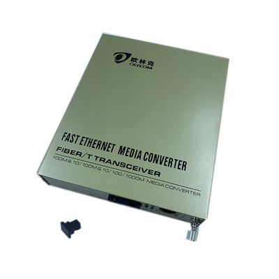 Konwerter światłowodowy WDM do montażu w szafie, konwerter światłowodowy Cat6 100 Mb / s