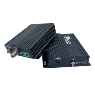 3U Rack 1-kanałowy analogowy konwerter wideo Bnc na światłowód 5 km na światłowodzie wielomodowym