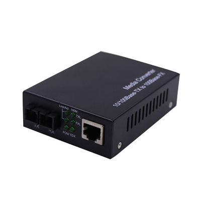 10/100M POE PSE Światłowodowy konwerter mediów Ethernet 48V SC Dual Fibre dla IPC
