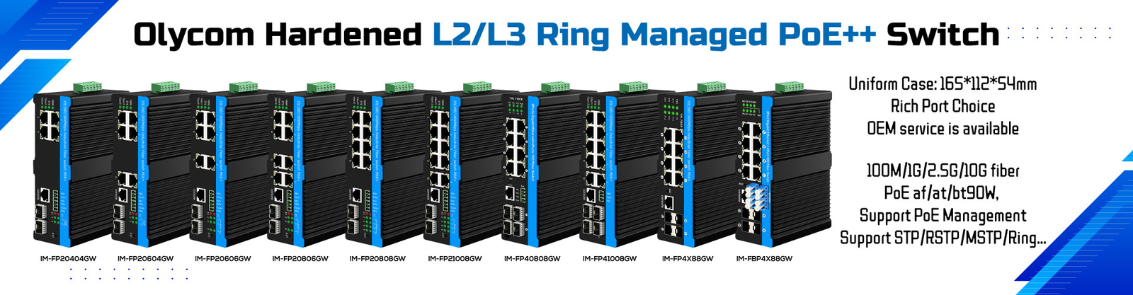 Jakość Przemysłowy przełącznik sieciowy fabryka