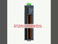 TCP/IP Modbus I/O Slave Module NPN i PNP obsługiwane 16 Port DI DO DIN