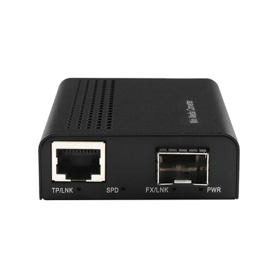 Jakość  1G 10G Unmanaged Copper SFP+ Fiber Ethernet Media Converter DC12V With DIP fabryka
