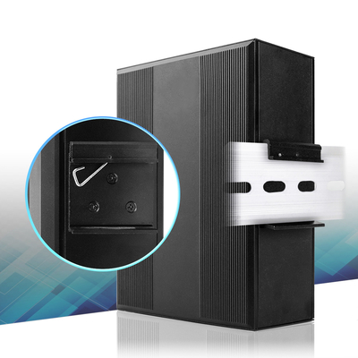 2.5G Wzmocniony przełącznik PoE Zarządzalny Gigabit Ethernet Podwójne wejście DC48V 15.4W 30W IP40