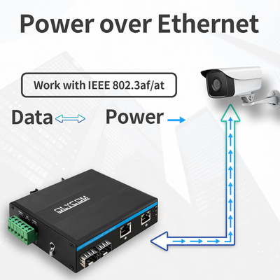 4 porty POE Gigabit Network Ethernet Przełącznik Mini POE 48v niezarządzalny
