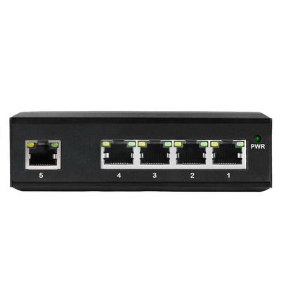 5-portowy przemysłowy niezarządzalny przełącznik Gigabit Ethernet na szynę DIN 5 portów Gigabit Ethernet IP40 -40° – 75°C (-40° – 167°F)