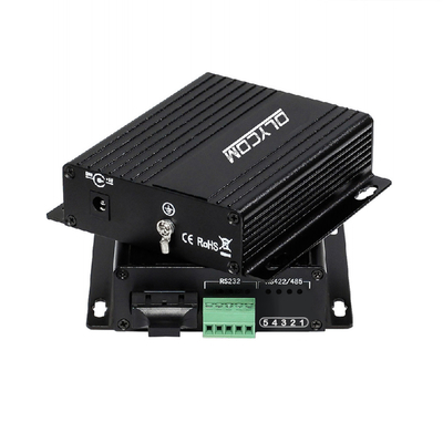 Multimodu RS232 Serial Converter Włókno optyczne 850nm Duplex SC Port Wall Mounted