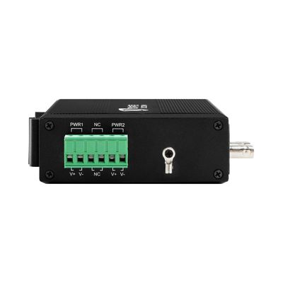 Mini Rigid Media Converter Gigabit Ethernet Unmanaged ST Fiber 30km Dual DC12V CE FCC