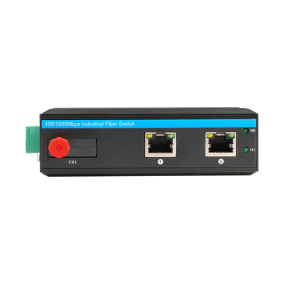 Utrudniony Gigabit Unmanaged Media Converter FC Fiber Single Core 12V 24V Mini Case