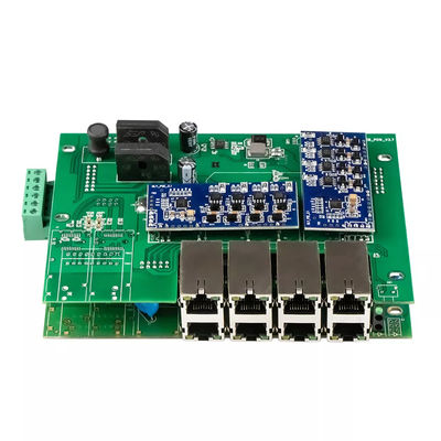 8-portowy zarządzalny przełącznik PoE Gigabit 240W Active PoE Wytrzymała obudowa Chipset Vitesse Certyfikat CE