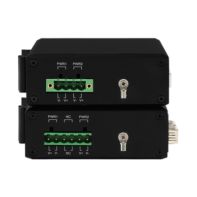 4 porty POE Zarządzane przełącznik sieciowy ERPS Ring 120W Budżet Gigabit oparty na DC48V Din Rail