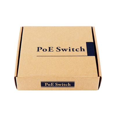 60W niezarządzany przełącznik sieciowy 6 Port 10/100M Porty LAN AC 250-metrowy PoE