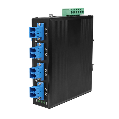 System automatycznego przełączania 4 portów OBP Optyczna ochrona obejścia DC12V Single-mode LC Port