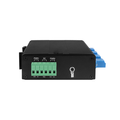 Multimodowy 8-port LC Port Fiber Bypass Switch dla ochrony optycznej DIN35