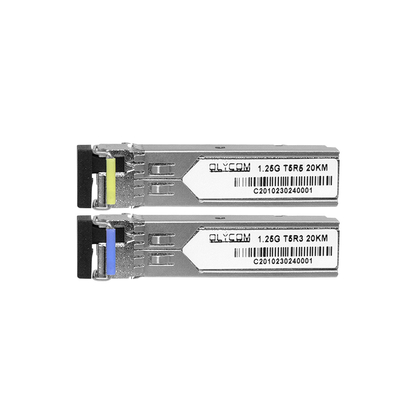 1.25G SFP Moduł Jednokomórkowy 1310nm/1550nm 20km Simplex Optical Transceiver