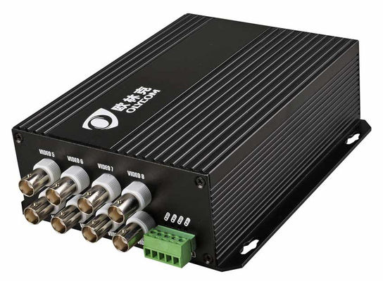 8ch Port RS485 Data 20km Video Digital Optical Converter Włóknooptyczny Konwerter wideo do AHD CVI TVI 1080p Monitoring CCTV