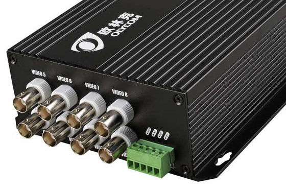 8ch Port RS485 Data 20km Video Digital Optical Converter Włóknooptyczny Konwerter wideo do AHD CVI TVI 1080p Monitoring CCTV