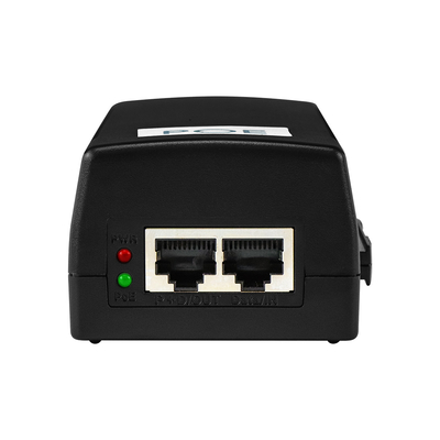 Komercyjny 60W Gigabit PoE Wtryskiwacz Średni zakres 48V Wyjście Desktop 15.4W/30W Kompatybilny