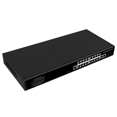 16 portów Gigabit Managed PoE Switch Commercial Rack Typ 300W z 4 portami Uplink