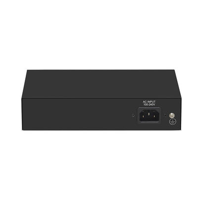 6-portowy przełącznik Gigabit PoE z rozszerzeniem 250 metrów, VLAN, budżetem mocy 60W, wejściem 220V