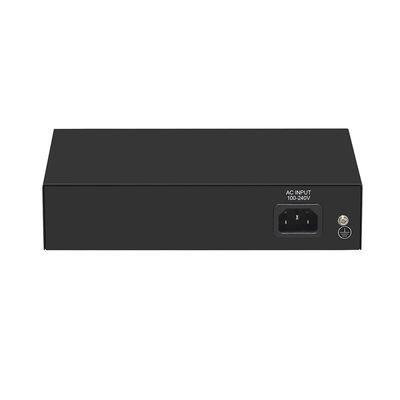 4 porty Gigabit Fiber Switch PoE Af/At 60W z 1 SFP/Copper Uplink Commercial Grade CE