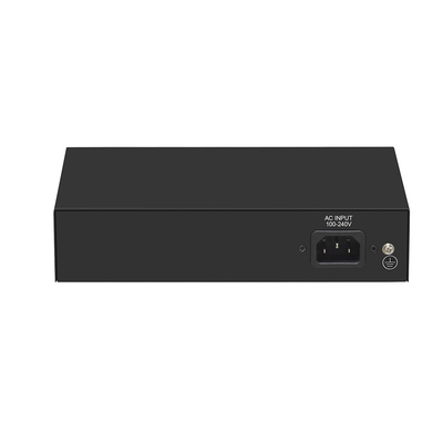 8 portów Gigabit PoE Network Switch VLAN 250-metrowy AI PoE 120W Budżet niezarządzany