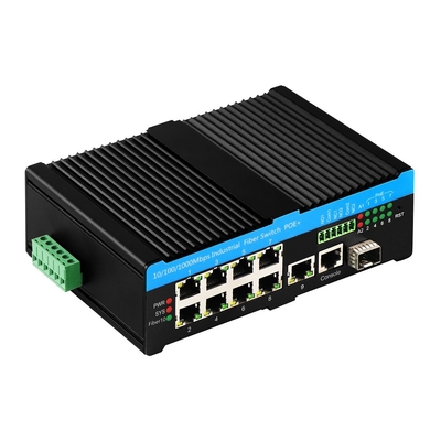 8 portów Ultra PoE L2 Managed Switch ERPS 2.5G Ring z 1SFP/RJ45 Uplink PoE Af/At/Bt