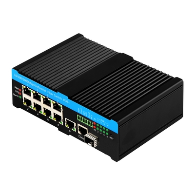 8 portów Ultra PoE L2 Managed Switch ERPS 2.5G Ring z 1SFP/RJ45 Uplink PoE Af/At/Bt