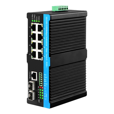 8 portów Ultra PoE VLAN Zarządzany przełącznik Gigabit Ethernet 802.3bt Zgodny z budżetem 720W