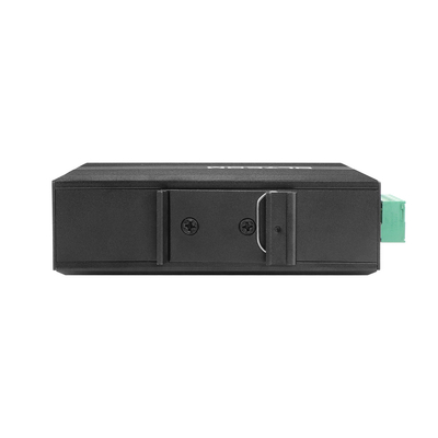 Przełącznik sieci przemysłowej gigabitów 100/1000M Ethernet światłowodowy niezarządzany DIN Rail DC24V