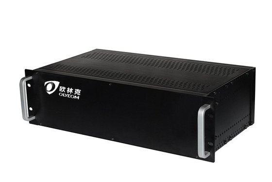 19" 3U 18slots Podwozie Wideo Data Fiber Converter Rack Mount Podwozie Podwójne zasilanie