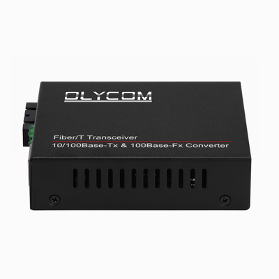 10/100mbps światłowodowy nadajnik nadajnik 1310nm Media Converter MM 2km
