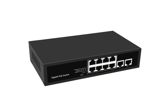 8 portów pełny przełącznik sieciowy Gigabit PoE Wsparcie Vlan PoE Rozszerzenie 120W Budżet
