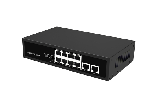 8 portów pełny przełącznik sieciowy Gigabit PoE Wsparcie Vlan PoE Rozszerzenie 120W Budżet