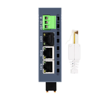 3 porty RJ45 Moduł IO PLC Modbus-TCP/IP z zasilaczem 16DI+16DO i 24VDC do sterowania przemysłowego