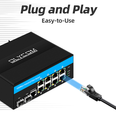 10port Gigabit 10/100/1000mbps L2 Managed POE Switch z 2 Sfp