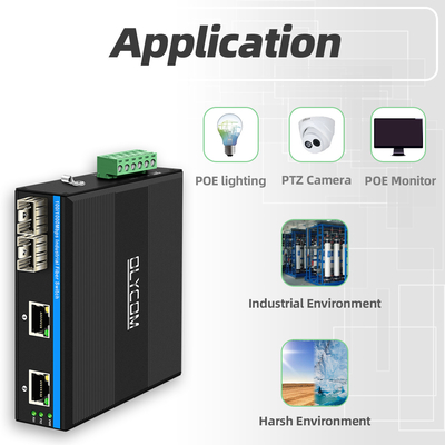 4 porty POE Gigabit Network Ethernet Przełącznik Mini POE 48v niezarządzalny