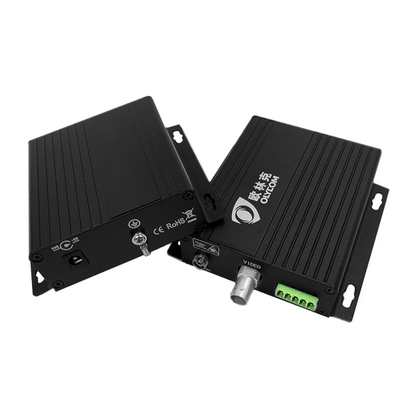1 kanał analogowy CCTV Video RS485 Konwerter światłowodowy 720P DC5V