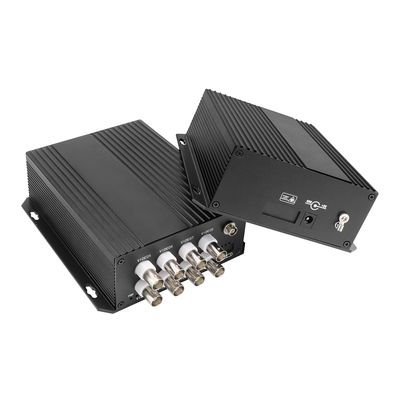 8 portów Analogiczny cyfrowy konwerter światłowodowy CCTV Monitoring Coaxial Video DC5V