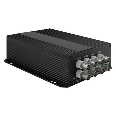 CCTV Analog Video Data Optical Converter SECAM Kompatybilny z 8 portami SC/ST/FC