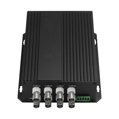 CCTV Analog Video Data Optical Converter SECAM Kompatybilny z 8 portami SC/ST/FC
