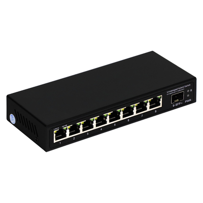 9 portów niezarządzane 2.5G Ethernet Switch z 10G Uplink SFP Port 60Gbps Backplane Bandwidth