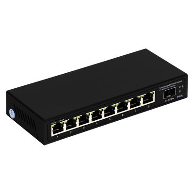 9-portowy niezarządzany przełącznik Ethernet 2.5G z portem SFP 10G Uplink i przepustowością backplane 60 Gbps