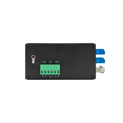Przemysłowy przełącznik Gigabit 12 Port Din Rial Zarządzany przełącznik optyczny bypass Ethernet POE