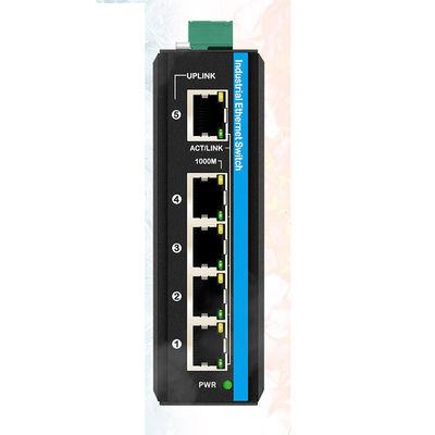 5 portów Gigabit WEB Zarządzany przełącznik 100/1000M Przełącznik sieciowy RSTP 802.1Q IP40